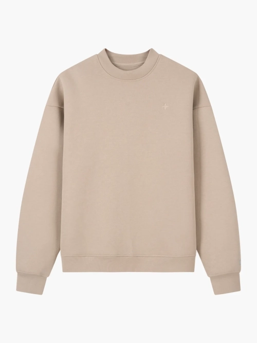 Áo sweater unisex form oversize Basicon