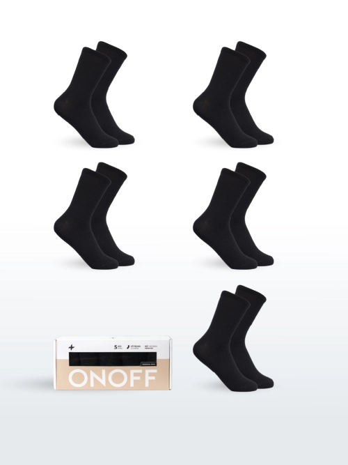 Pack 5 tất nữ cổ trung Essential