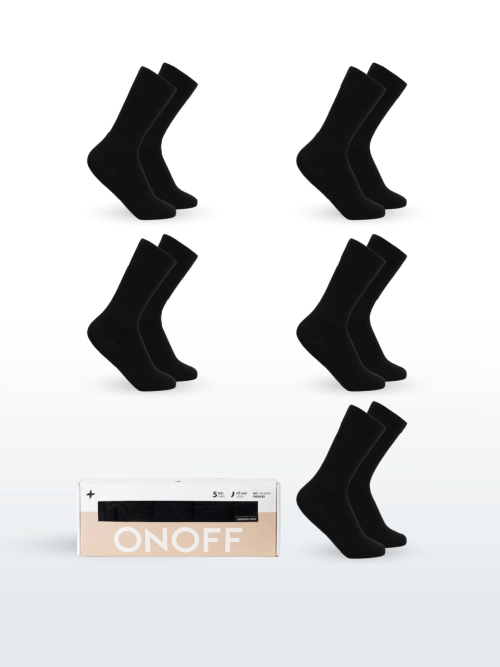 Pack 5 tất nữ cổ cao Essential