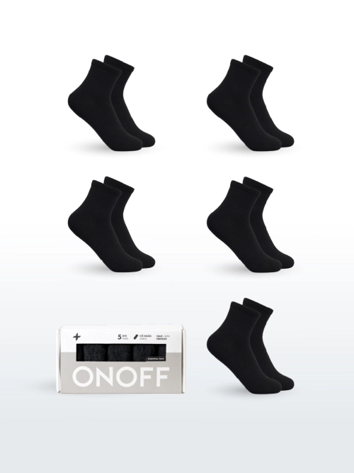 Pack 5 tất nam cổ ngắn Essential
