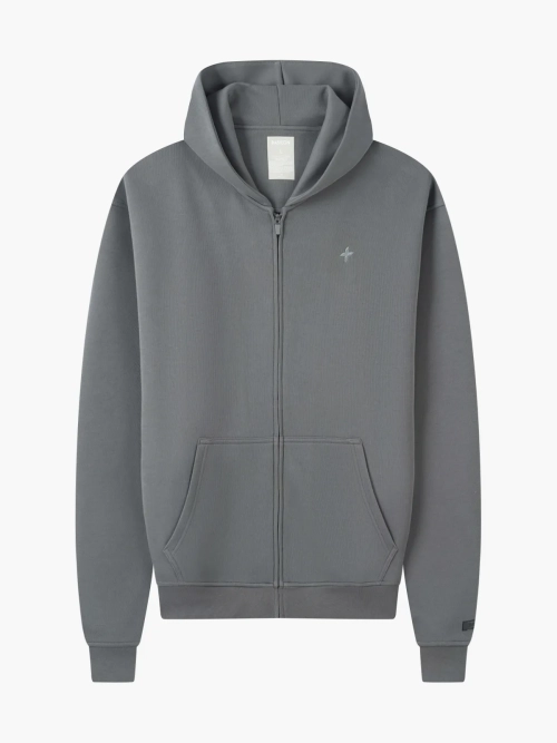 Áo hoodie zip nam có mũ form oversize Basicon