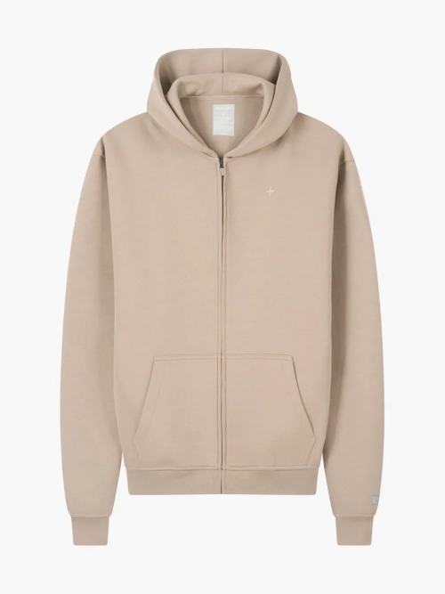 Áo hoodie zip nam có mũ form oversize Basicon