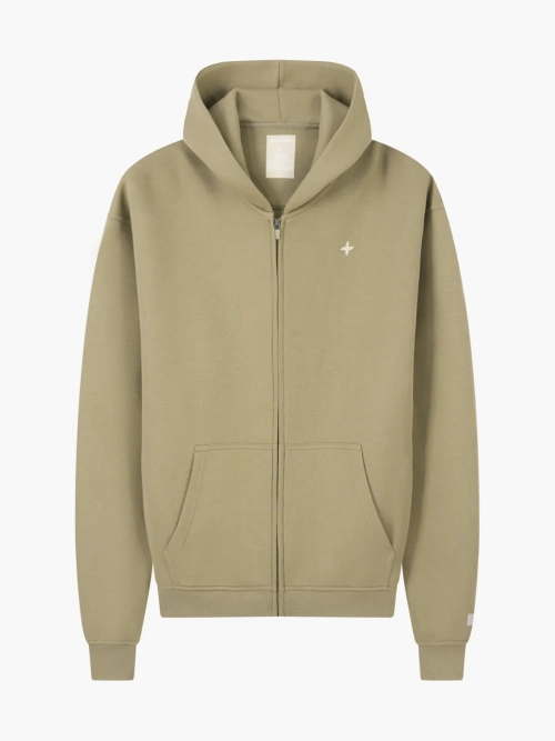 Áo hoodie zip nam có mũ form oversize Basicon