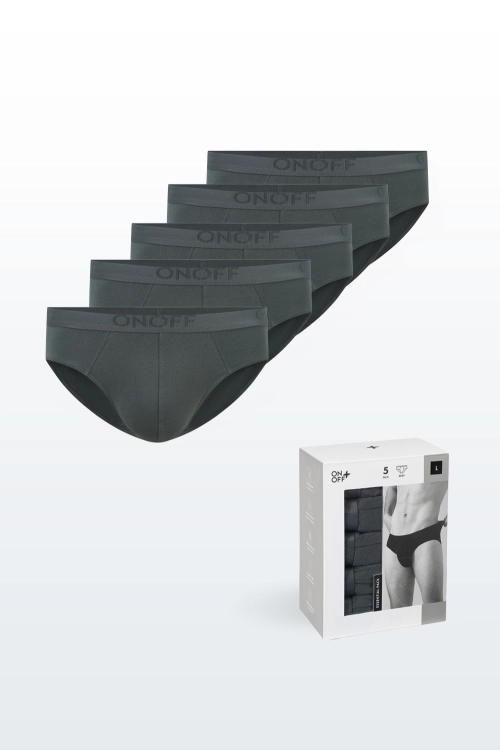 Combo 5 Quần Lót Nam Brief Essential Pack BambooPlus+