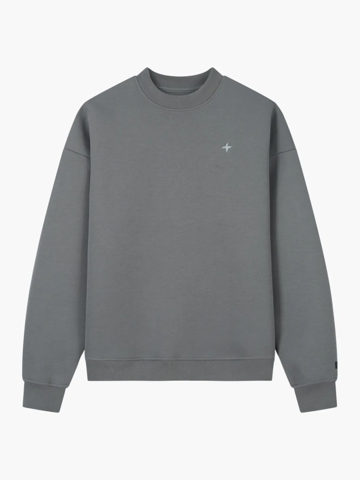 BASICON™ Áo sweater unisex form oversize