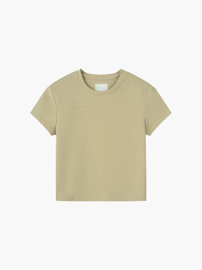 BASICON™ Áo phông nữ baby tee form slimfit