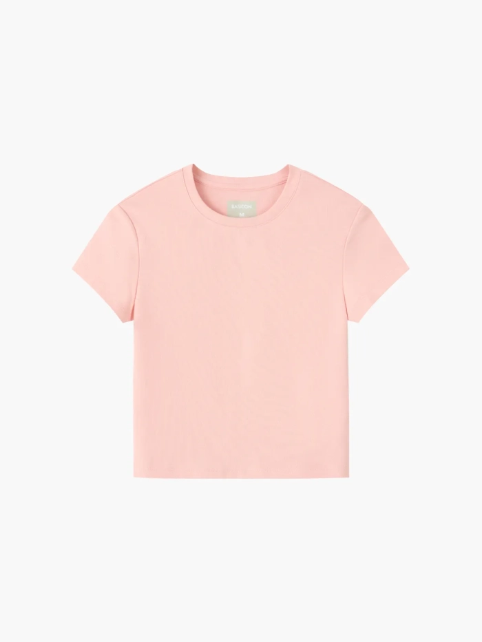 BASICON™ Áo phông nữ baby tee form slimfit
