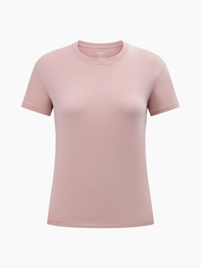 Áo T-shirt nữ cổ tròn