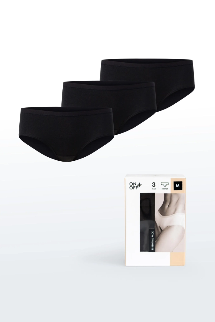 Combo 3 Quần Lót Nữ Hipster Essential Pack BambooPlus+