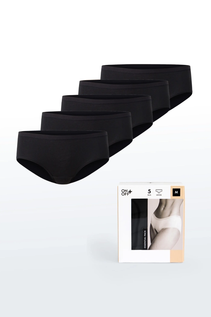 Combo 5 Quần Lót Nữ Hipster Essential Pack BambooPlus+