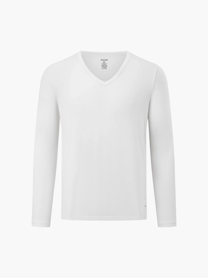 Áo giữ nhiệt nam cổ tim sâu 2025