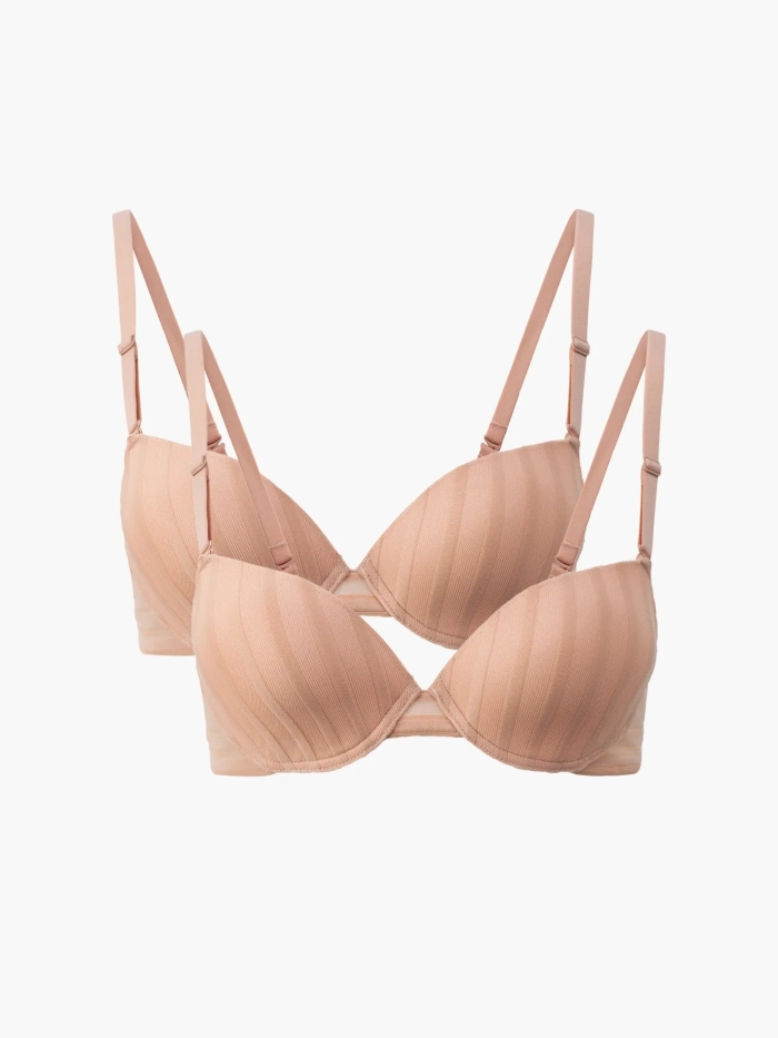 Combo 2 áo T-shirt bra Mút Mỏng
