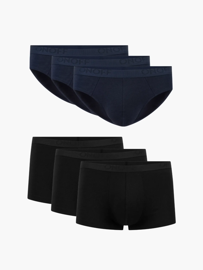 Combo 6 Quần Lót Nam Essential BambooPlus+ dáng Trunk/Brief