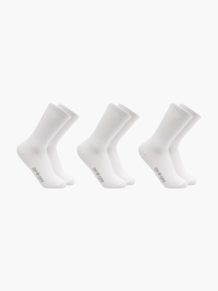 Combo 3 tất unisex cổ cao Cotton Active
