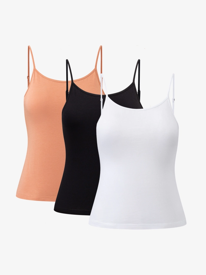 Combo 03 áo hai dây nữ Cotton