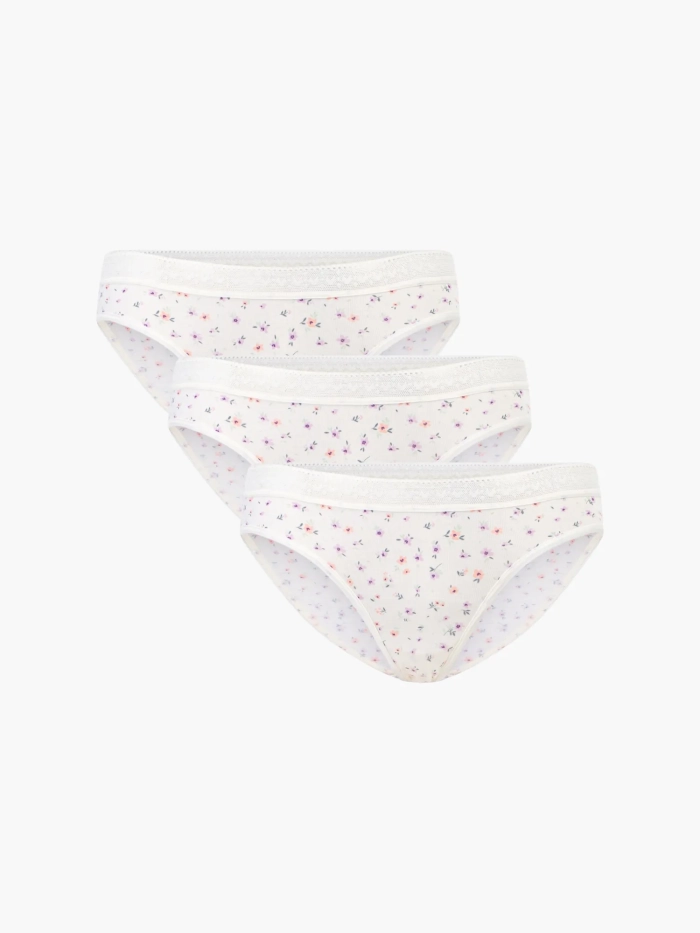 Combo 3 quần lót nữ bikini Cotton USA