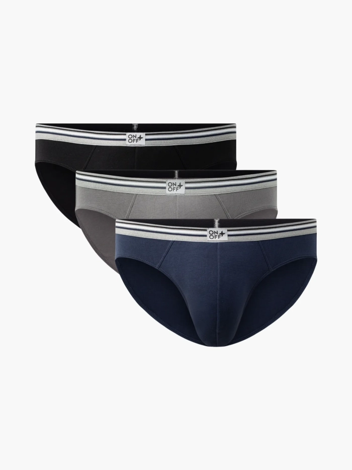 Combo 3 quần lót nam brief Cotton Daily Comfort