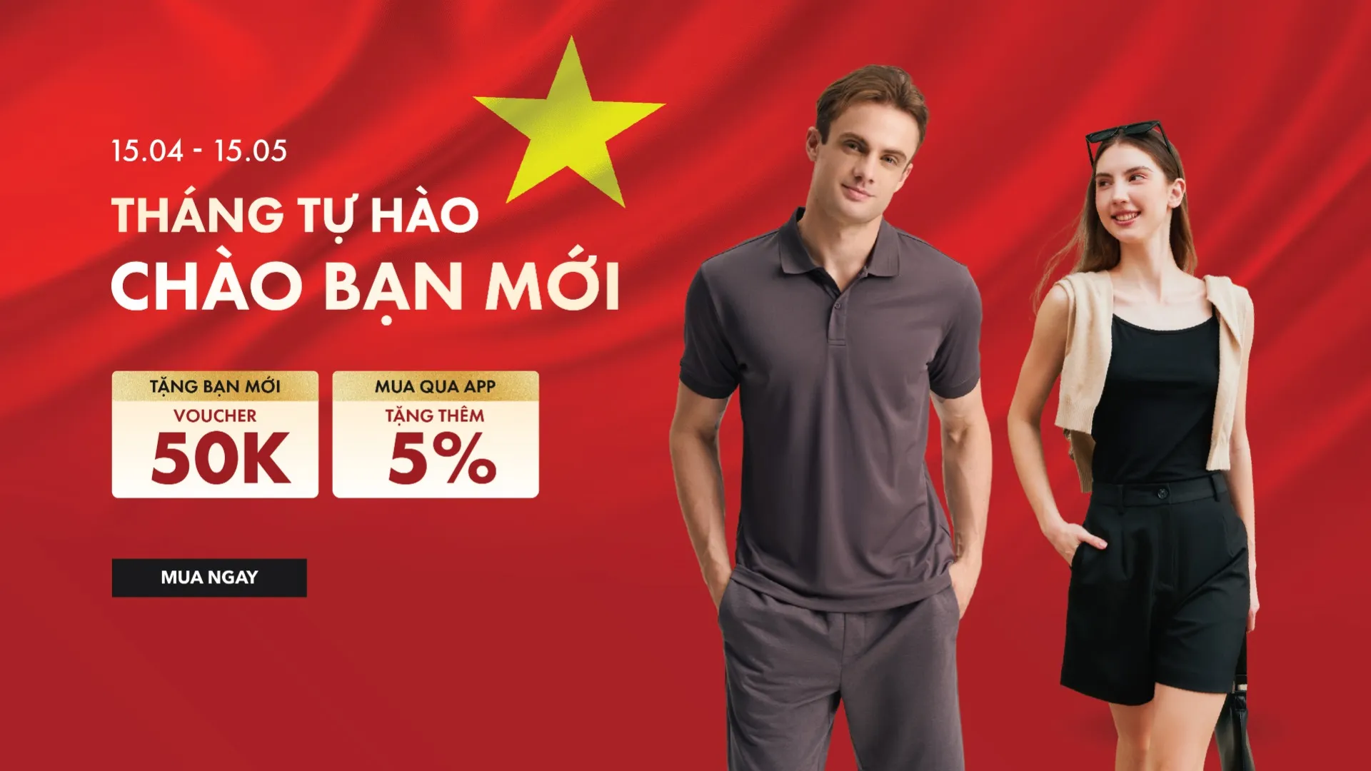 Tặng bạn mới Voucher 50K