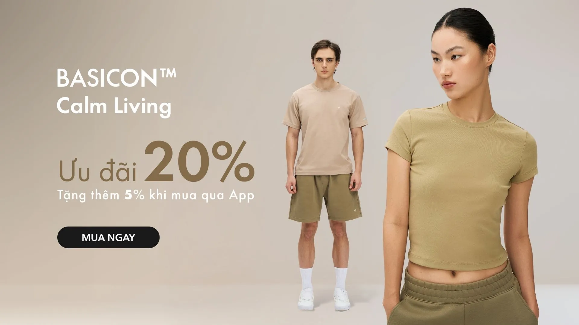 Tặng 20% toàn bộ BST BASICON