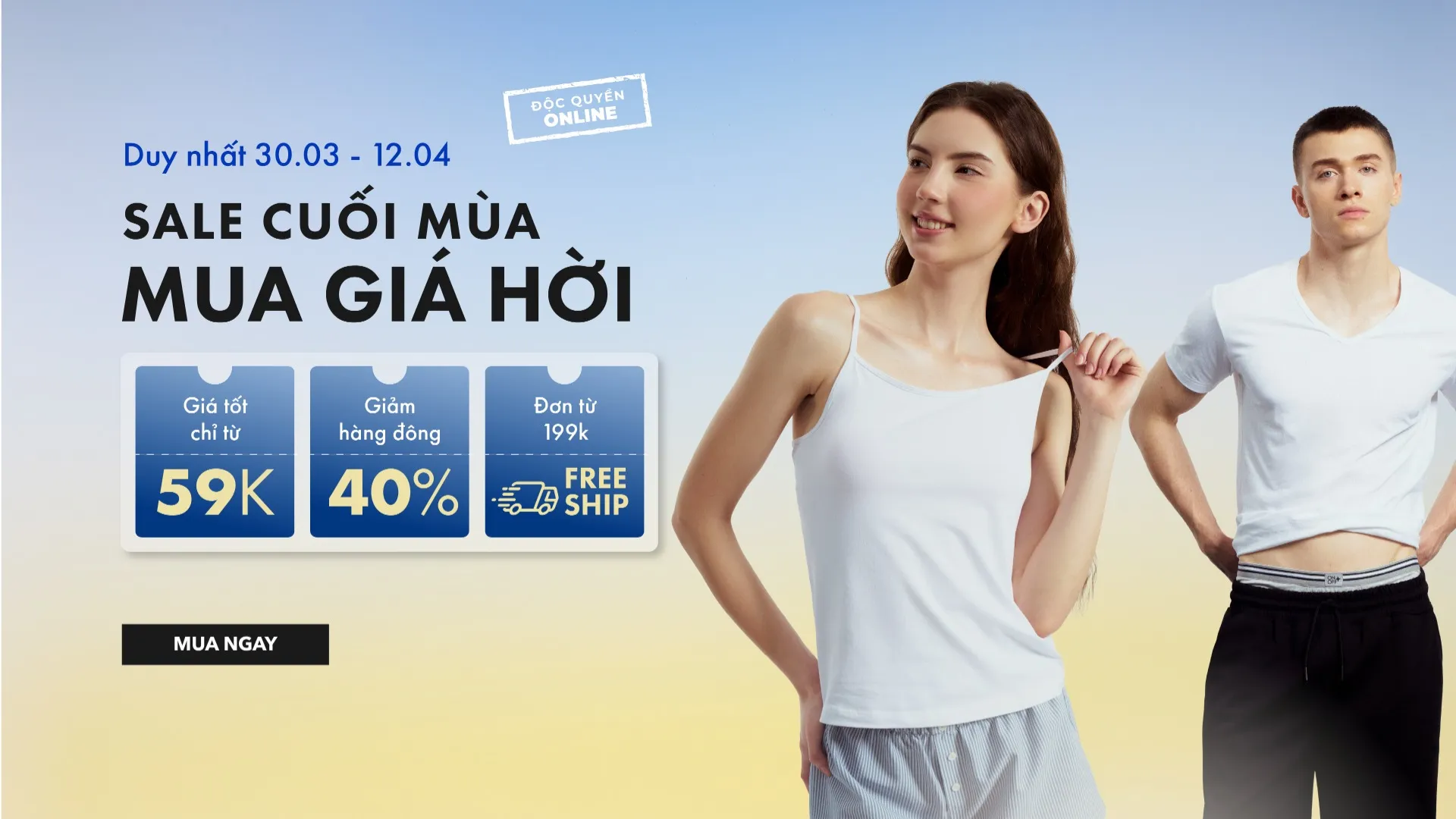 Sale cuối mùa - Mua giá hời