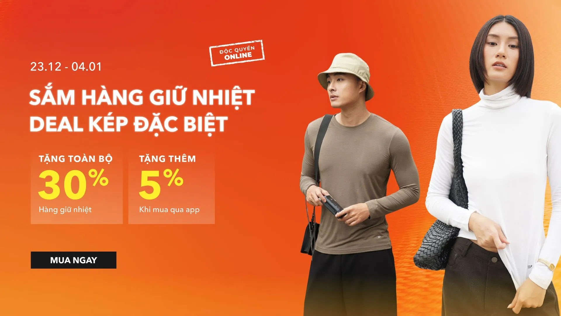 Tặng 30% hàng giữ nhiệt